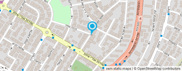 מפת הגעה אל ברק עדן שרותים לעו"ד