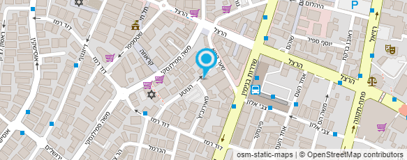 מפת הגעה אל מזי - אומנות הציפורן ואיפור קבוע