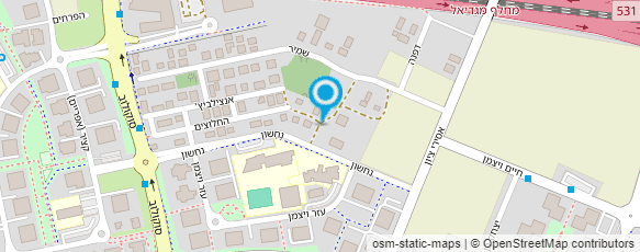 מפת הגעה אל גן עופרים