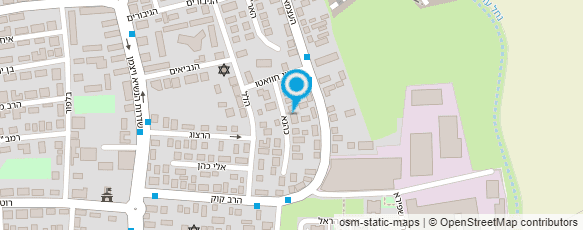 מפת הגעה אל בן-אסייג יהודית - משפחתון