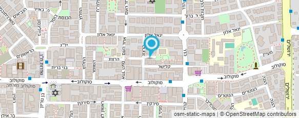 מפת הגעה אל "אמונה" מעון יום