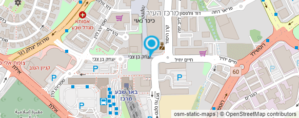 מפת הגעה אל עו"ד שחר לזרוב