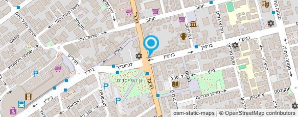 מפת הגעה אל אהרוני& גפניאל; עו"ד