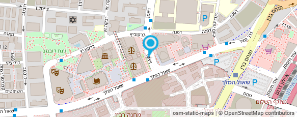 מפת הגעה אל בית המשפט