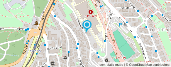 מפת הגעה אל גן נופים