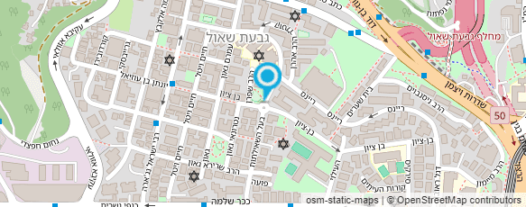 מפת הגעה אל בי"ח ע"ש הרצוג (עזרת נשים)