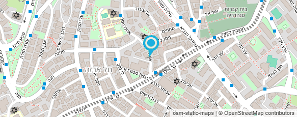 מפת הגעה אל הסעות אוהלי יוסף