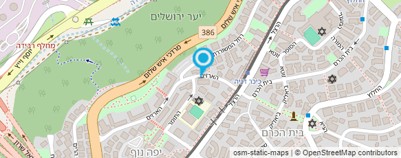 מפת הגעה אל אשכול גני שילוב