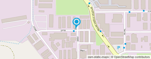 מפת הגעה אל צמיגי עובדיה - כיוון פרונט