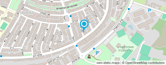 מפת הגעה אל ויסמן גבריאל