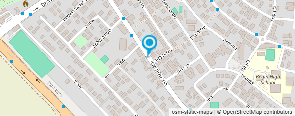 מפת הגעה אל אורגד מרכז החשמל והתאורה