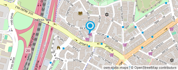 מפת הגעה אל קפה אנה