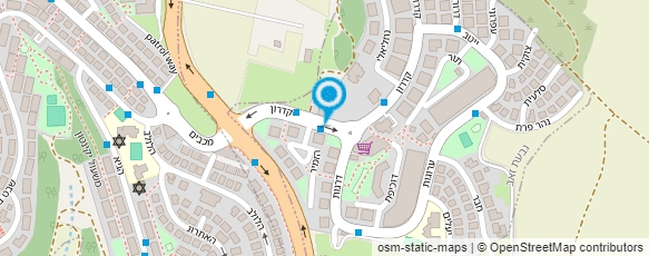 מפת הגעה אל אופנת הגבעה