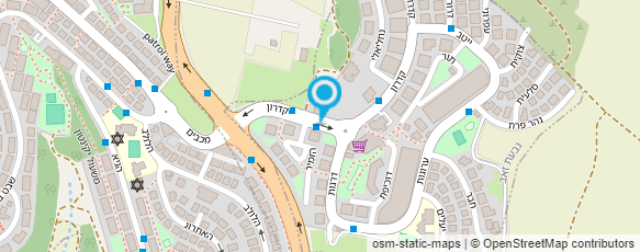 מפת הגעה אל מסתפרים אצל קוקו