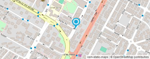 מפת הגעה אל אורלי מוצרי שיער