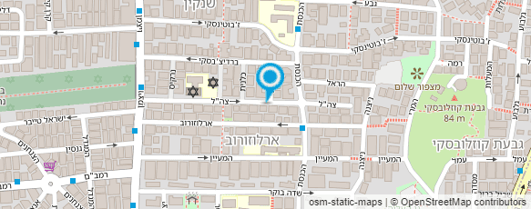 מפת הגעה אל פעוטון גן שקד