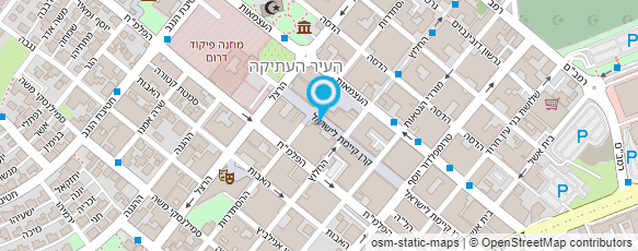 מפת הגעה אל מרכז הממתקים - אחים מלכה