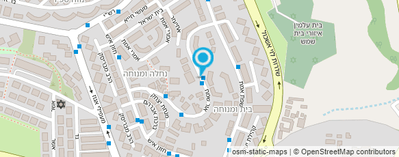 מפת הגעה אל ישיבה לצעירים - תורת עולם