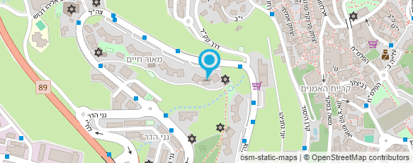 מפת הגעה אל בית יעקב "מאור חיים"