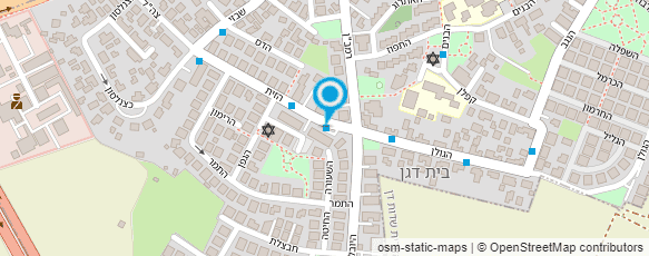 מפת הגעה אל פינוי פסולת - שרלי את ש.