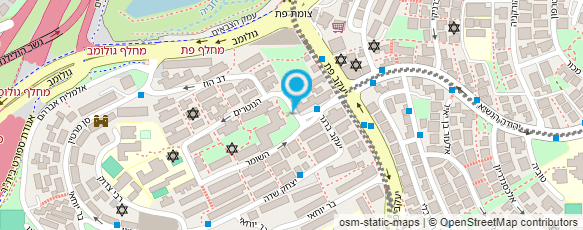 מפת הגעה אל איטום הגבעה ירושלים (1994)