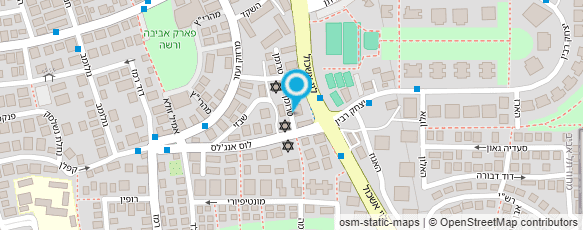 מפת הגעה אל ח.י. גולד יוני פרקטים