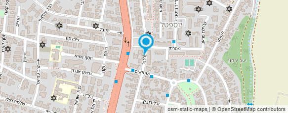 מפת הגעה אל יורם עבודות אינסטלציה ושיפוצים