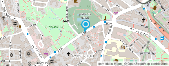 מפת הגעה אל פיצוציית אגרון 24