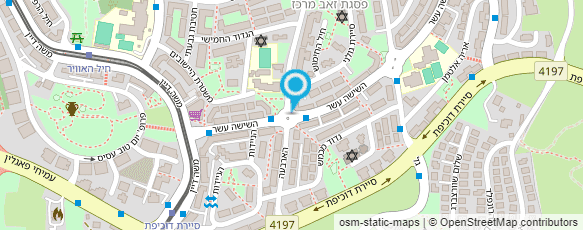 מפת הגעה אל מאיר גדליהו שיער בתנועה