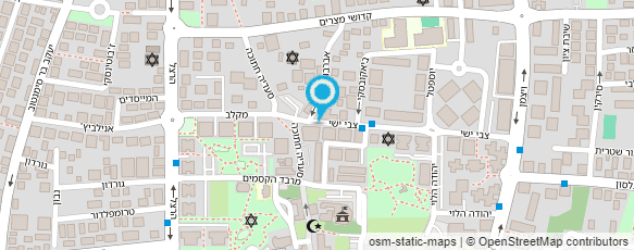 מפת הגעה אל גבריאל נחום- ציורי קיר