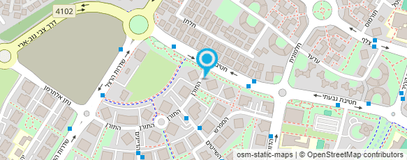 מפת הגעה אל נתנאל מני