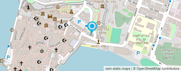 מפת הגעה אל אכסנית שער עכו-וליד