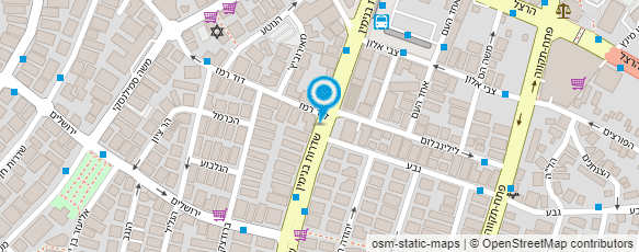 מפת הגעה אל עו"ד הרבט עמית