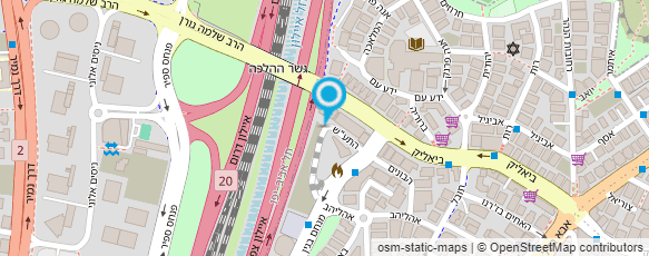 מפת הגעה אל ניר בר; משרד עו"ד