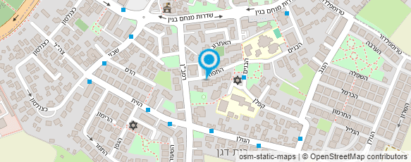 מפת הגעה אל מוקד שירות