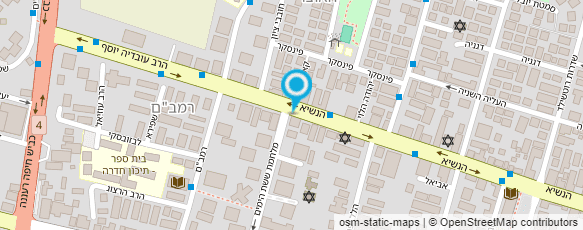 מפת הגעה אל ד"ר אהרוני אריאל