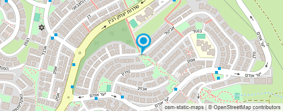 מפת הגעה אל רובי - מאמן טניס בנשר