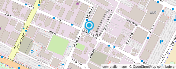 מפת הגעה אל מכללת פא"י DESIGN