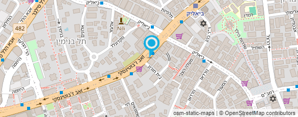 מפת הגעה אל משה תיקוני תריסים וחלונות