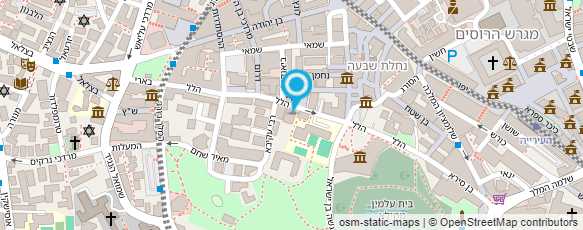 מפת הגעה אל ניו דלי ירושלים מרכז העיר