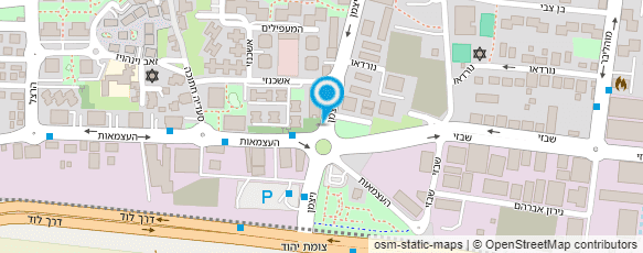 מפת הגעה אל בני דקל-בר מצווה