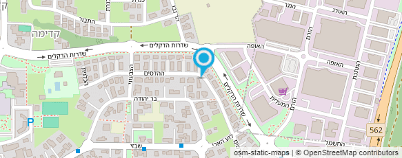 מפת הגעה אל סהר הדפסות דיגיטליות