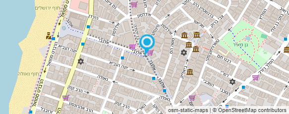 מפת הגעה אל אמ.סי.די סטודיו