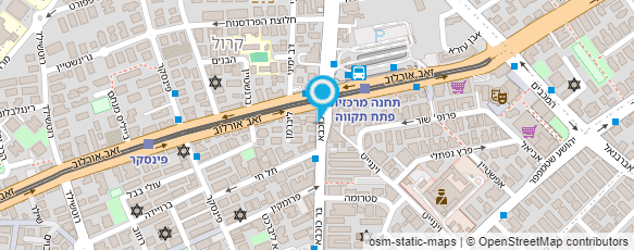 מפת הגעה אל אקספרס שרוולים מרכז הבניה