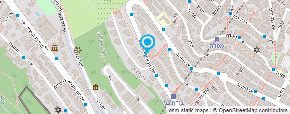 מפת הגעה אל בית מרקחת גולומב