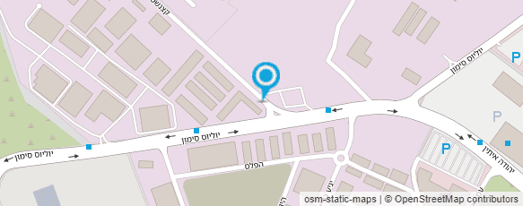 מפת הגעה אל א.א. גנדין יבוא ושיווק מעבדי מזון