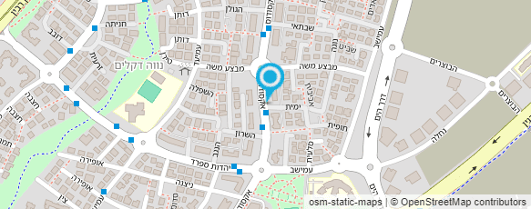 מפת הגעה אל שירות הדרום יגאל