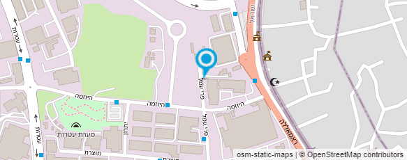 מפת הגעה אל אגודת צער בעלי חיים ירושלים