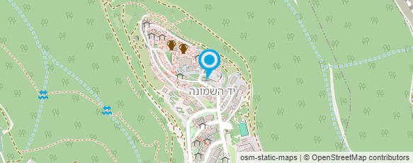 מפת הגעה אל יד השמונה-בית הארחה