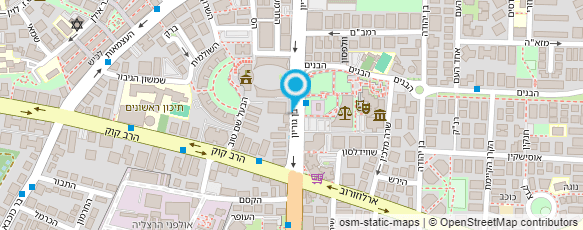 מפת הגעה אל בית החולים הוטרינרי